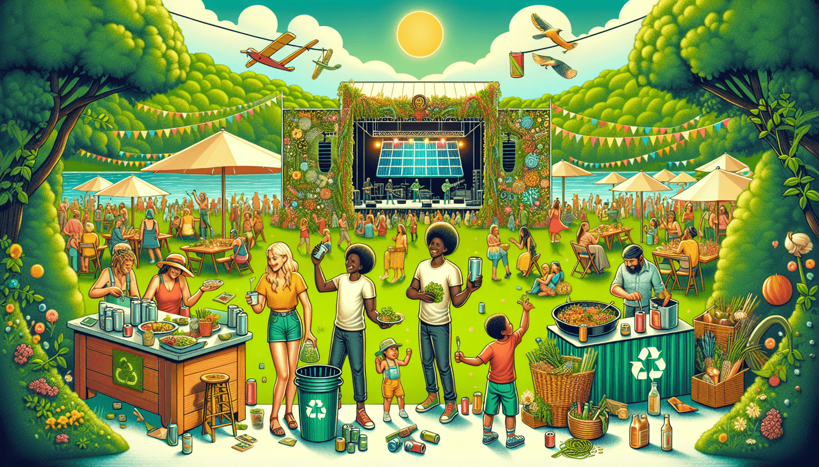 Nachhaltige Festivals: Umweltfreundlich Feiern und Genießen